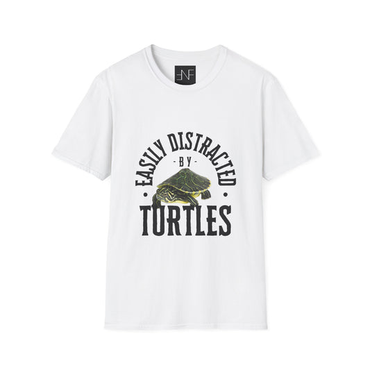 "Easily Distracted by Turtles" T-Shirt unisex style