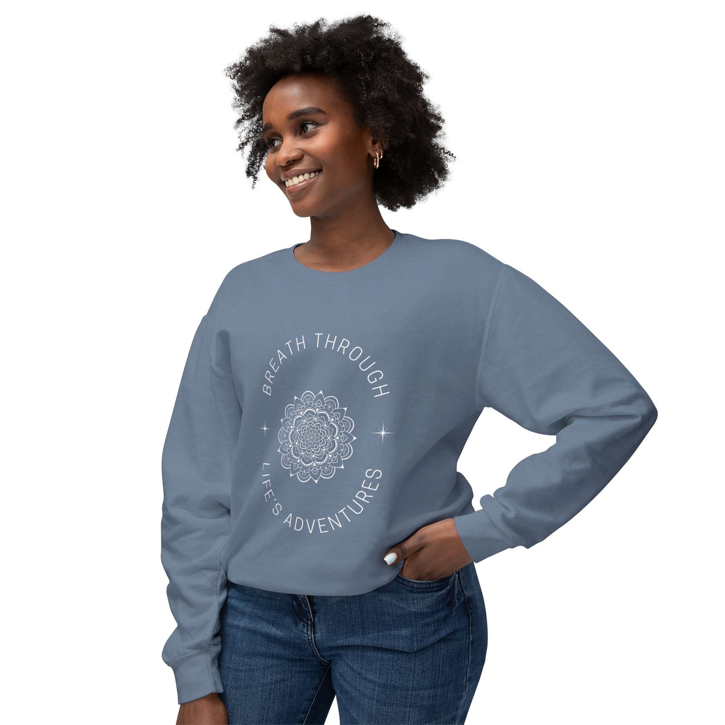 Breathe Unisex Lightweight Crewneck Sweatshirt